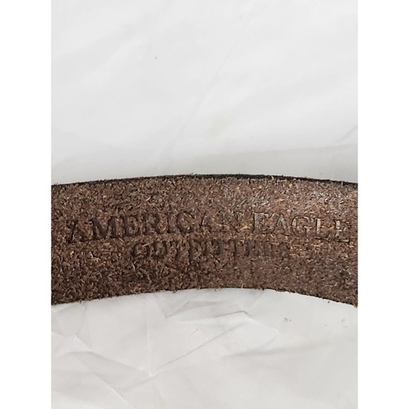 American Eagle Outfitters‎ Brown Genuine Leather Belt FITS  34" - Picture 6 of 9